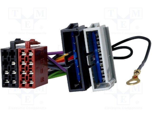 ZRS-AS-29B auto savienotājvads Chrysler, Dodge, Jeep-ISO => ISO-CHRYS/DODG