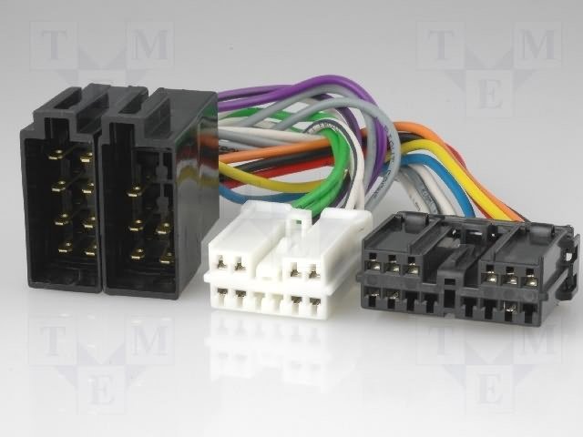 ZRS-124 štekers VOLVO S/V40 S/V70 -> 03/2000 ISO auto savienotājvads