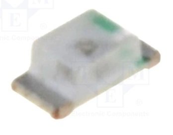 Gaismas diode SMD, aukstā balts(5000K), 0603, 200...250mcd, 2.8...3.8V/20mA, 130grad., 0603