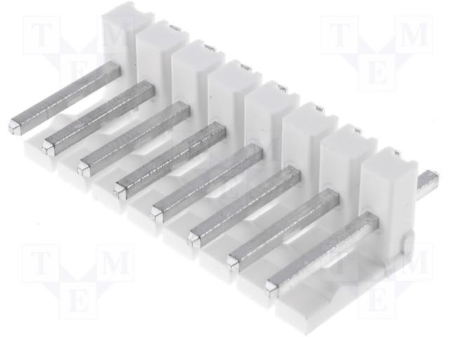 8pin, ligzda/papa, šasijai, solis=3.96mm, taisns, THT, 300V/8A, CE156