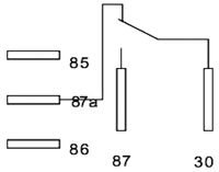 Relejs DC12V, SPDT, 20A/14VDC, 96R(124mA), viens kontakts uz pārslēgšanu, 23x26x15.5mm, FORWARD INDUSTRIAL CO.