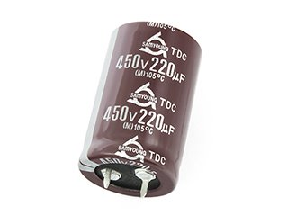 220/450V, 105C, Ø25x40mm, ±20%, Kondensators elektrolītisks, 2000h, SamYoung, SNAP-IN