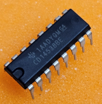 CD4538BE Mikroshēma monostable, multivibrator, Channels: 2, CMOS, 3÷18VDC, DIP16