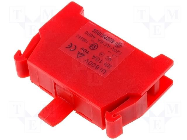 Kontaktgrupa viens kontakts uz atvienošanu, NC, 3A/230VAC