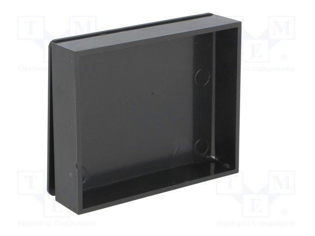 Plastmasas korpuss, 45x55x13mm, ABS,  melnā krasa