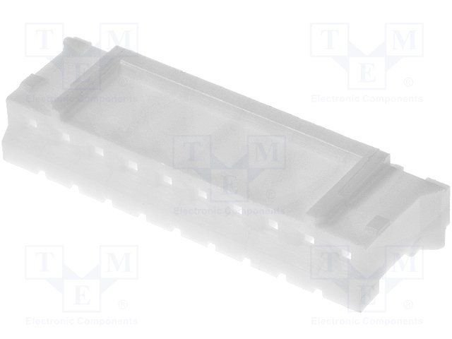 10pin, štekers/mama uz vadam, bez kontaktiem, solis=2.0mm, 100V/1A