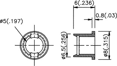 RTC-51 5mm Turetājs gaismas diodem