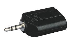3.5mm štekers stereo uz 2x3.5mm ligzda mono