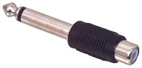 6.35mm štekers mono uz RCA ligzda