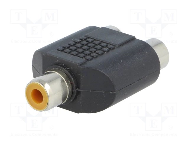 RCA ligzda uz 2xRCA ligzda