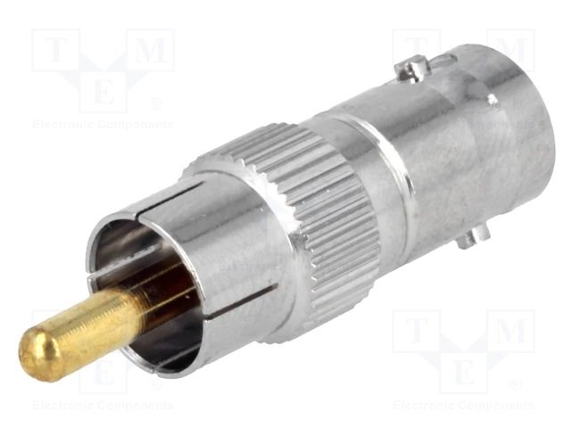 RCA štekers uz BNC ligzda, pārēja