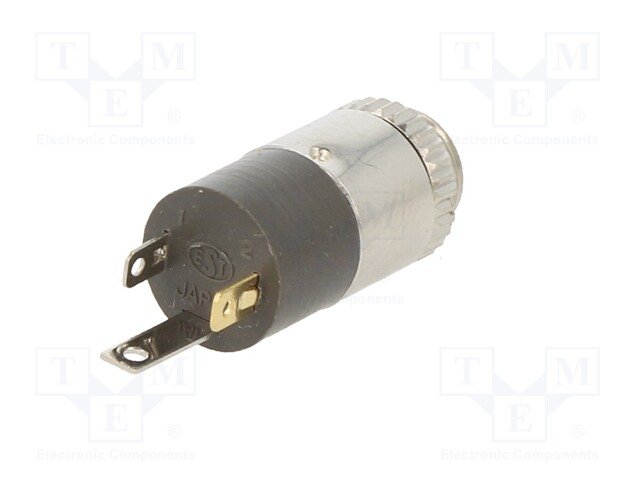 2.5mm ligzda, stereo, metālisks, vadam, skrūvejamas šasijai M6, LUMBERG