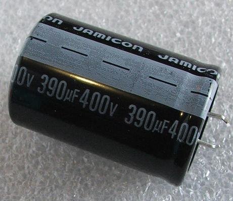 390/400V, 105C, Ø30x45mm, ±20%, Kondensators elektrolītisks, 2000h, SNAP-IN, Jamicon