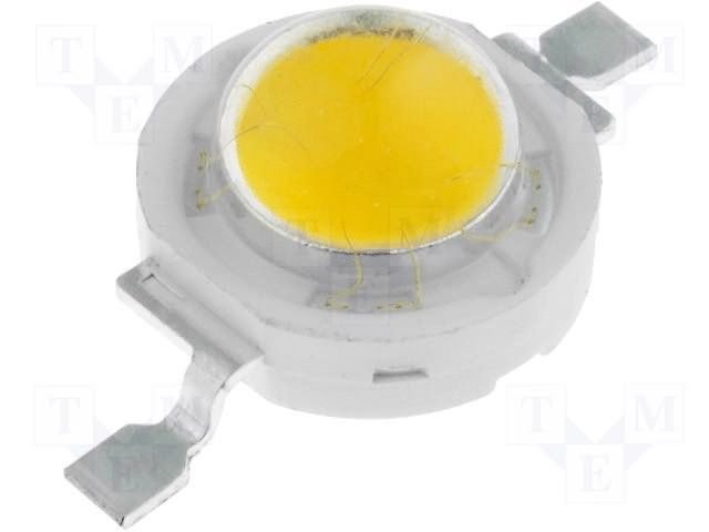 Ultra spožas gaismas diode, 5W, 300lm, 125grad, 3.0...4V/1400mA, EMITER, 3000K, silta balta