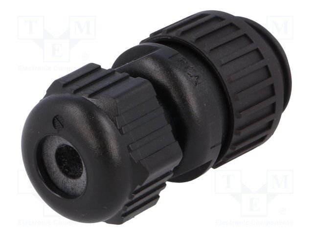 4Pin rūpņiecības savienotājs uz vadu "papa" dakša 16A/400V, IP67, apaļš, serija CA