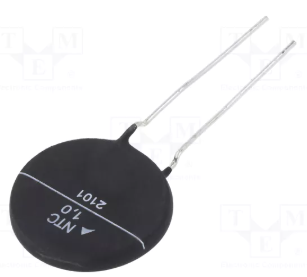 Termistors, NTC, Ø27x7mm, 20A, 1R