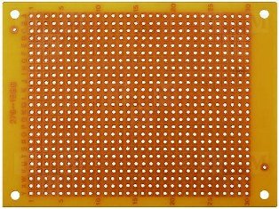 Maketēšanas plate 94x71mm 750pin, getinaks, vienkārtēji kontakti, 1.5mm