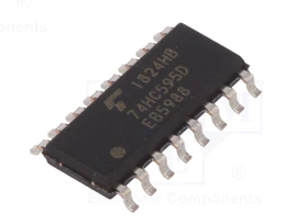 74HC595D SMD Mikroshēma 8 BIT SHIFT REG-LATCH, SO16