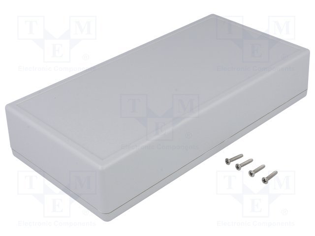 Plastmasas korpuss, 110x220x44mm, IP54, ABS, pelēkā krasa