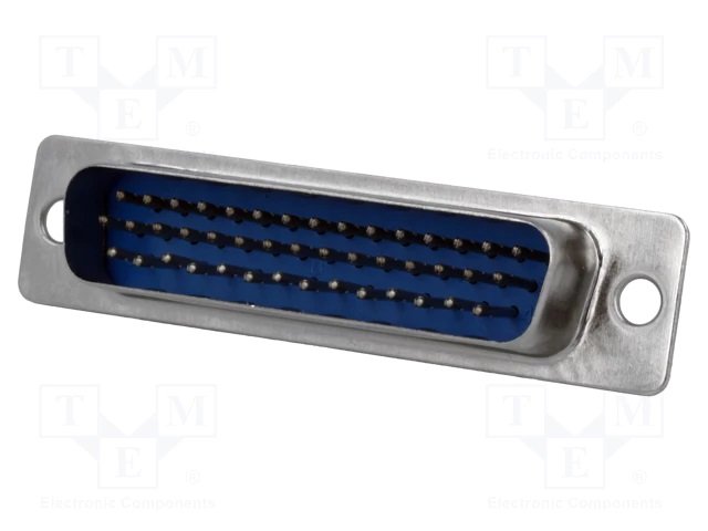 44PIN, trīs rindu, D-Sub HD, spraudnis, solder type