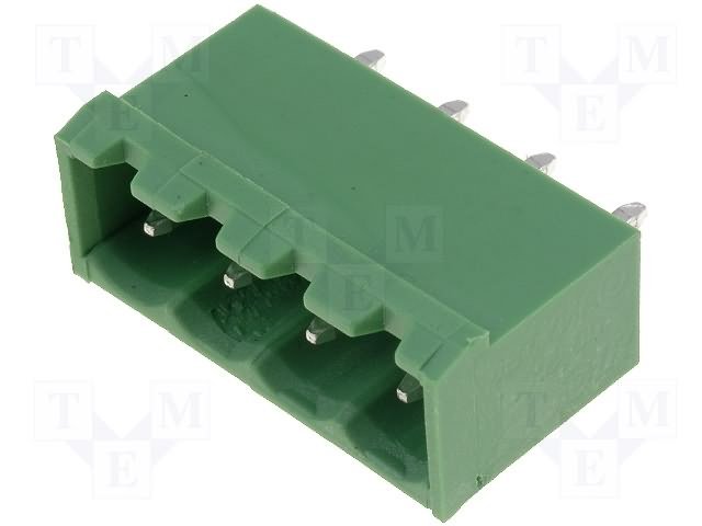 Terminal blocks PCB, štekers, 4pin, 5.08mm, 12A, taisns