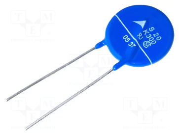 SIOV-S20K300 varistors metal oxide 300V/AC, 385V/DC, 470V, 8000A, 173J, Ø20mm