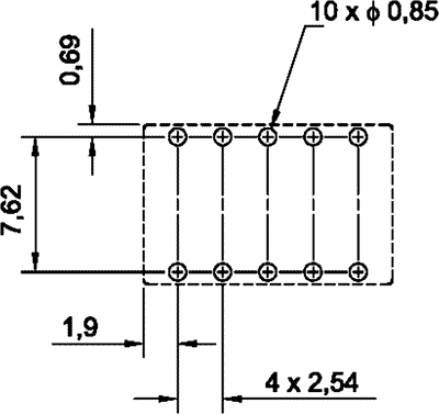 Relejs DC12V, DPDT, 2x0.5A/120VAC, 2x1A/30VDC, 1028R(12mA), divi kontakti uz pārslēgšanu, bistabilas/polarizetais, 9x14x5mm, ZETTLER