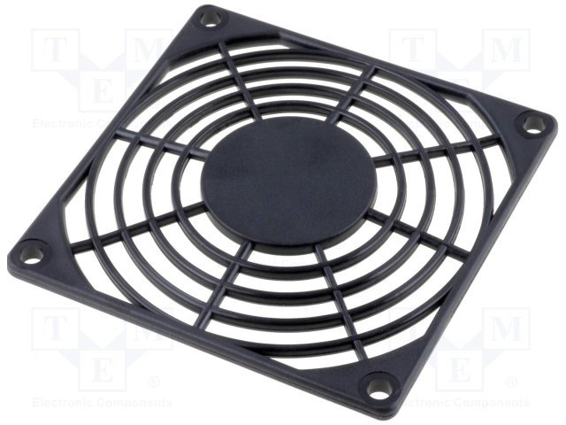 Aizsardzības režģis ventilatoram, 80x80mm, plastmasas