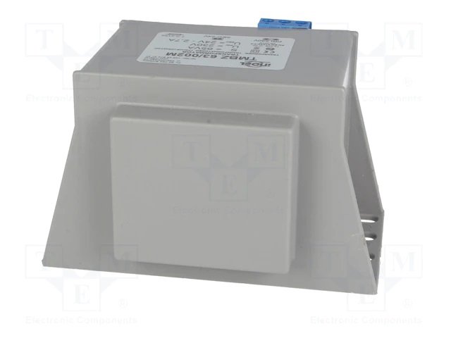 Transformators 220V=>24V, 2710mA, 63VA, 70x61.2x77.5mm, klemes