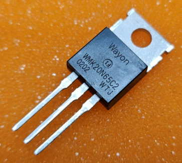 20N65C2 Tranzistors N-FET, 650V, ±30V, 15A, 86W,  0R26, TO-220