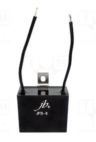 2.5/450VAC, 38x15x26mm, 3000h, polipropelena kondensators dzinējiem, Jb Capacitors