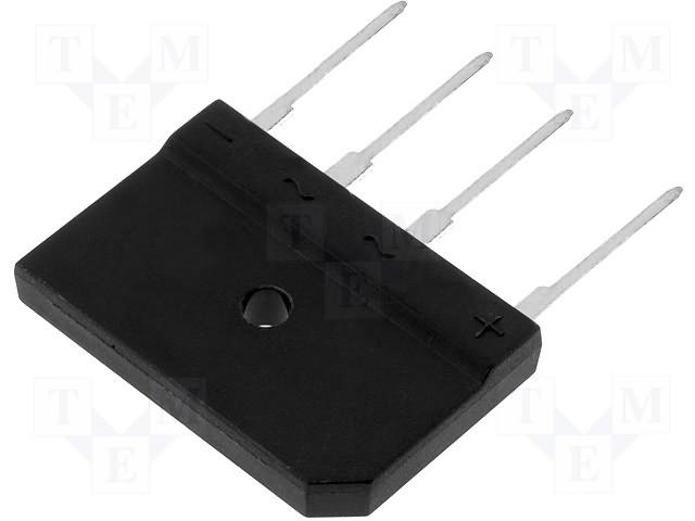 GBI35K Tiltiņš, 800V, 35A, 30x20x4.6mm, plakans, vertikāls