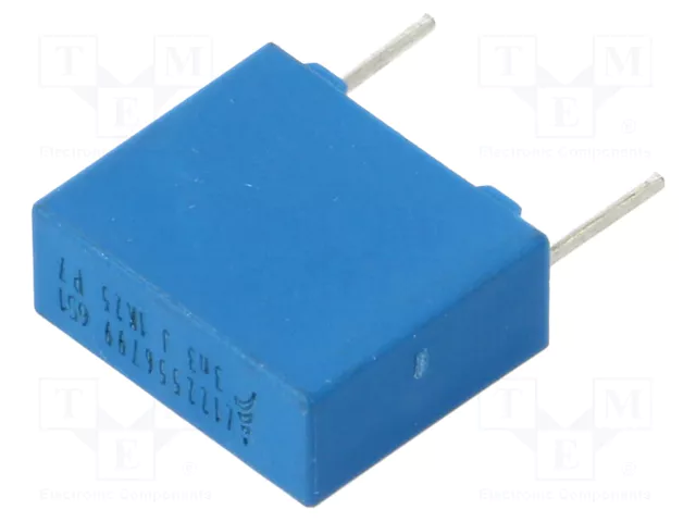 10nF/400VDC, 200VAC, ±5%, polipropilēnu kondensātors 10mm, 5x11x13mm, EPCOS