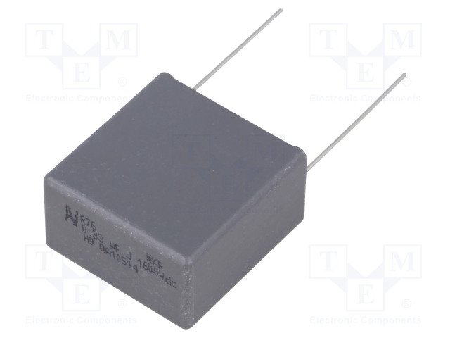 330nF/1600VDC, 650VAC, ±5%, polipropilēns kondensātors 27.5mm, 32x18x33mm, KEMET