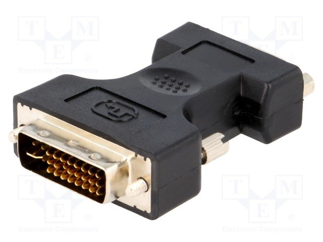 DVI štekers uz VGA ligzda, savienotājs