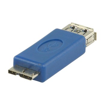 USB-A(3.0) ligzda uz microUSB-B(3.0) štekers savienotājs