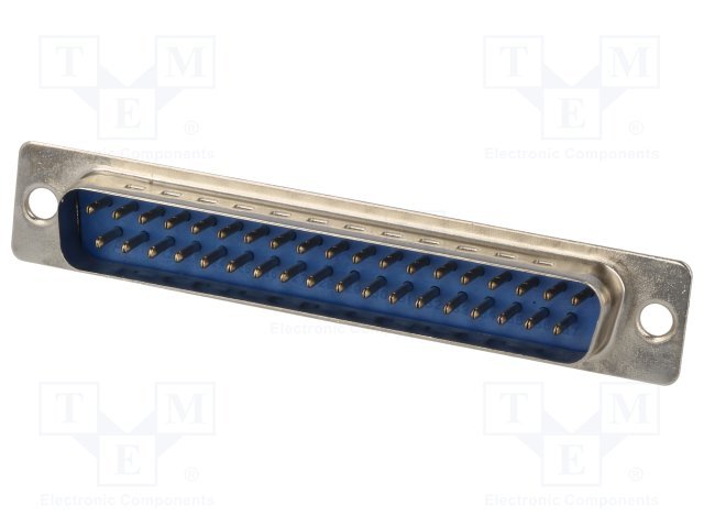 37PIN D-SUB, štekers, gold, solder type