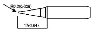 Loduzgalis 0.2mm, lodešanai stacijai ETC-RW900D