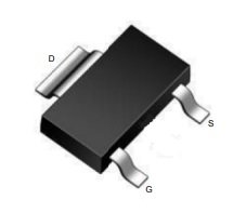 07N65C2 SMD Tranzistors N-FET, 650V, ±30V, 5A,  5W, 1R, SOT223-2L
