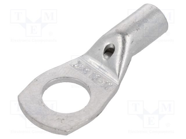 Slēgta gredzena spaile, M10, vadam D<16mm2, varš, alvots