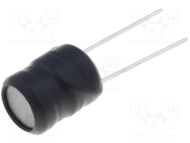 Drosele vertikālā, 33mH, 70mA, 90.6Ω, THT, ±10%, Ø9.5x11.5mm
