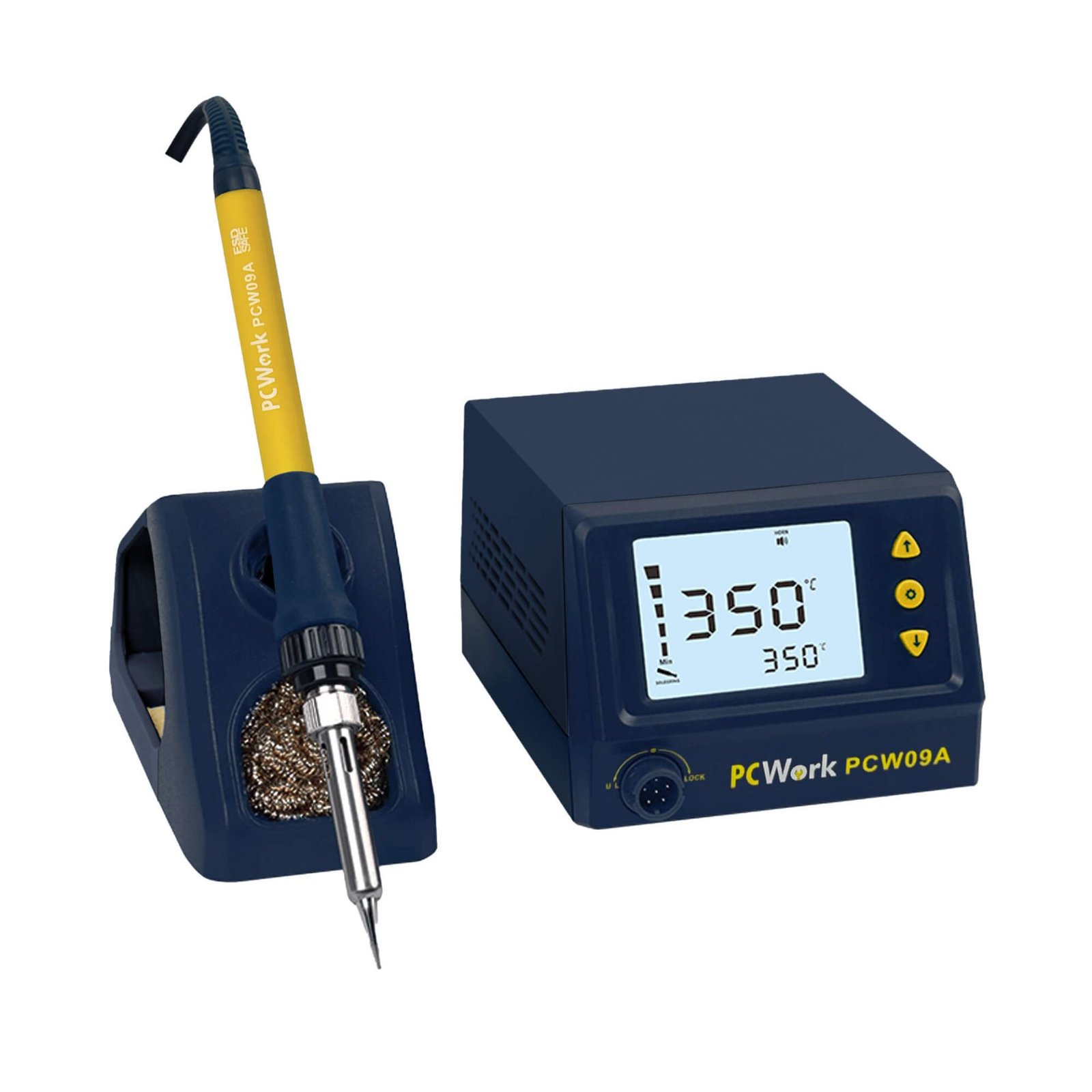 Lodēšanas stacija PCW09A, 230VAC/60W, 180°C...480°C, 5.0 kg.