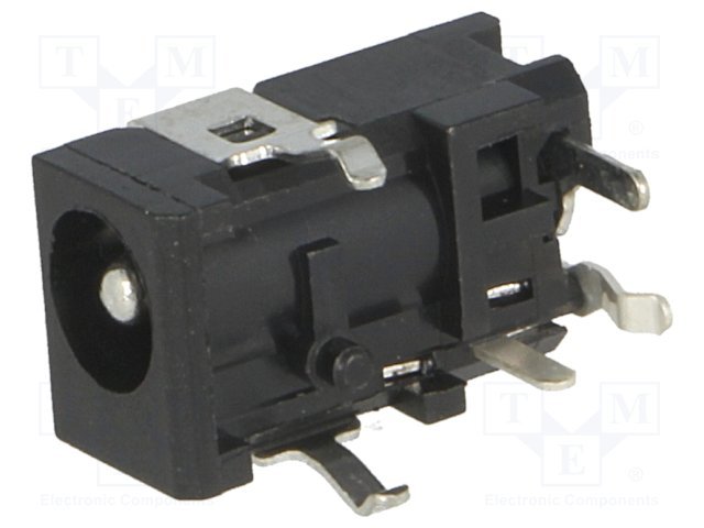1.7*4.0mm, ligzda, THT, on/off, 2A/6.3VDC, 7.5x6.0x13mm, LUMBERG