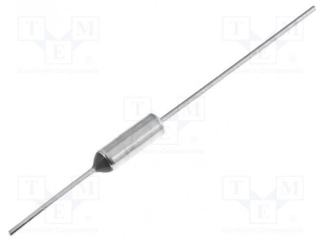 TZD-157 10A, 250VAC, D4x12mm, termodrošinātājs
