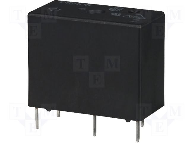 Relejs DC12V, SPDT, 10A/250VAC, 5A/30VDC, 360R(33.3mA), viens kontakts uz pārslēgšanu, 19.5x15.8x15mm, OMRON