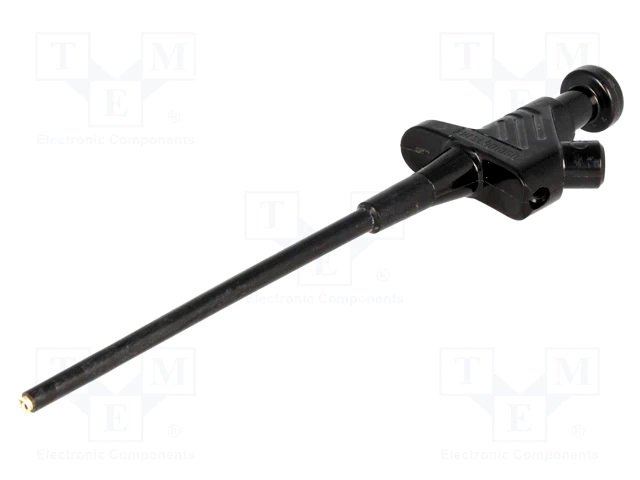 Testera kleps 60VDC, L=158mm, 4rmm ligzda, melna krasa