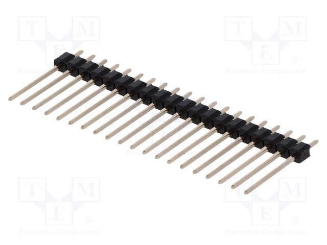 2.54mm uz PCB 20pin štekers, kontakti l=12.5/18mm