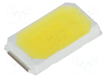 Gaismas diode SMD, neitrals balts(4500K), 5730, PLCC2, 45...50lm, 3...3.8V/150mA, 120grad., PLCC2