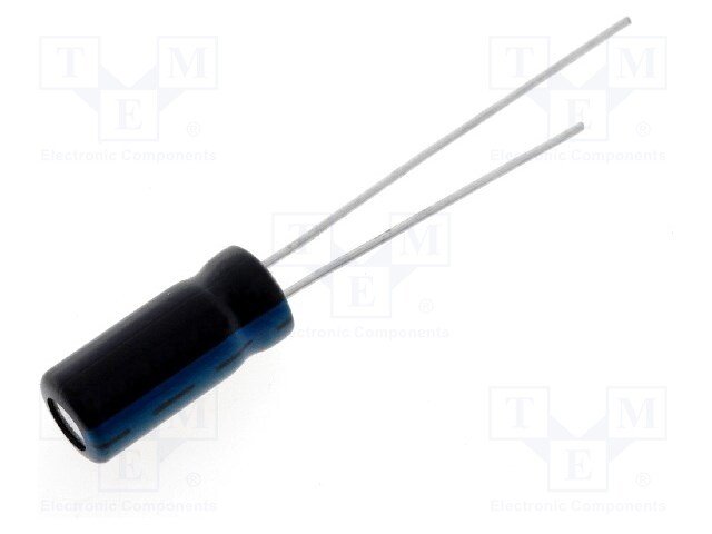 3300/10V, 105C, Ø12.5x20mm, ±20%, Kondensators elektrolītisks, 2000h, SAMWHA, ar lokaniem izvadiem