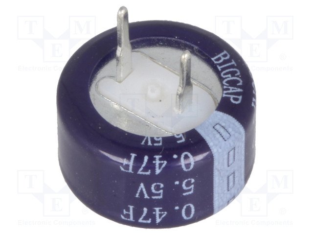 0.47F/5.5V 20x7mm Ionistors